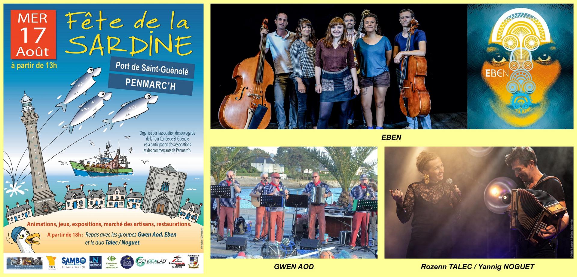 Affiche fete de la sardine 2022