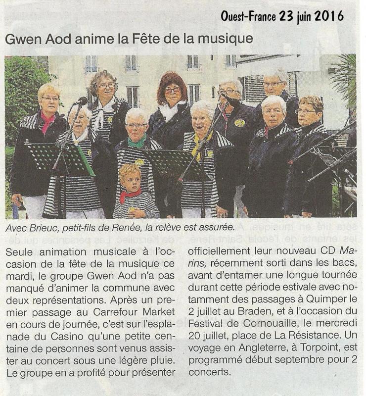 Ga fete musique 2016