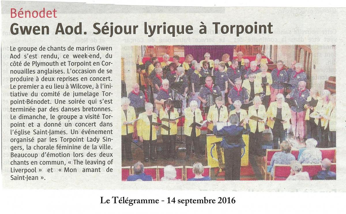 Torpoint le telegramme